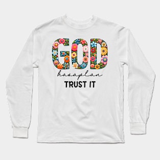 Trust His Plan - Biblical Fashion Long Sleeve T-Shirt